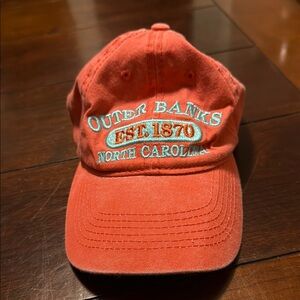Outer Banks Coral Embroidered Hat